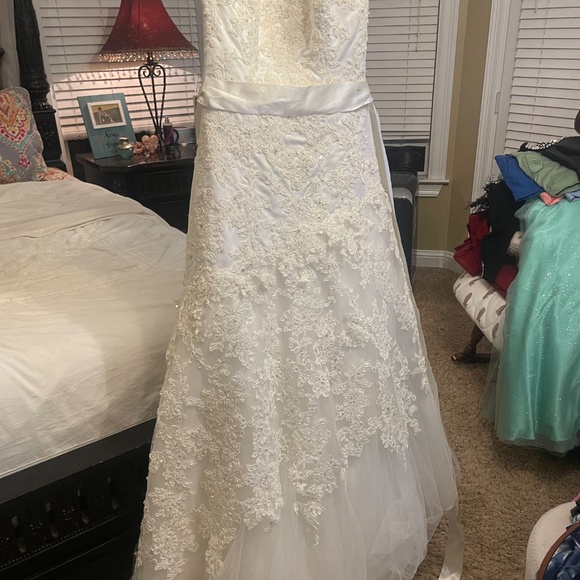 Strapless Beaded Wedding or Debutante Dress - Picture 9 of 11